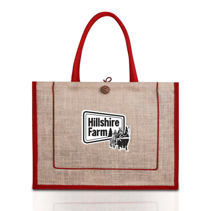 Accent Jute Bag - Custom Promotional Product
