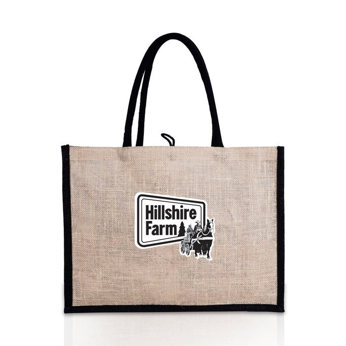 Accent Jute Bag - Custom Promotional Product