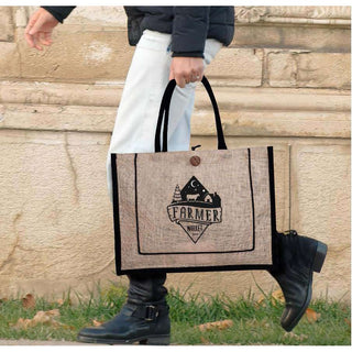 Accent Jute Bag - Custom Promotional Product