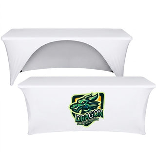 6ft (1.8m) Open Back Stretch Table Cover