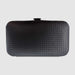 Mall Manicure set - A black manicure set case with a textured surface, featuring a secure closure and compact design.