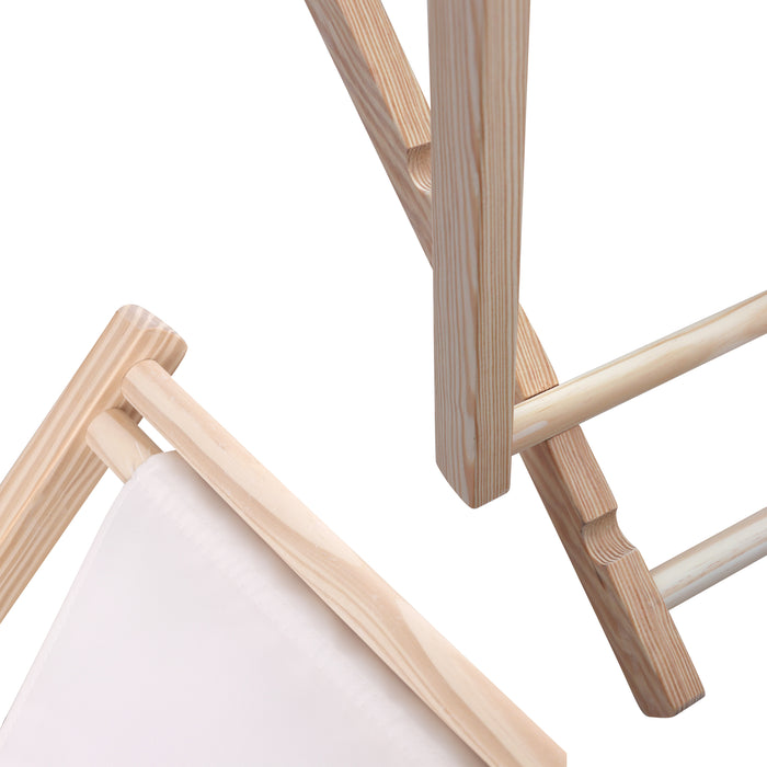 Wooden Beach Deck Chair - Custom Promotional Product