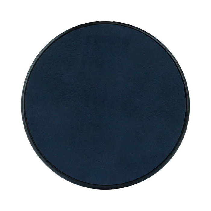 Casper Pro 15 Watt Eco Wireless Charger - A round, navy blue wireless charger with a sleek, minimal design and a branding logo in the centre.