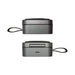 Everest 3-in-1 15W Magnetic Wireless Charging Station - A grey 3-in-1 magnetic wireless charging station with USB-C port and indicator light. It features a sleek, compact design.