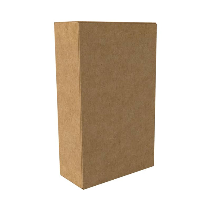 Brunswick PD 22.5W Retractable Cable Power Bank - 10000 mAh (Stock) - A plain brown cardboard box with a rectangular shape and no visible branding or design.