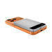 Apex Semi-Solid-State 22.5W MagSafe Wireless Power Bank - 5000 mAh (Stock) - A wireless power bank in silver and orange, featuring a sleek design with a branded logo.
