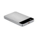 Apex Semi-Solid-State 22.5W MagSafe Wireless Power Bank - 5000 mAh (Stock) - A silver MagSafe wireless power bank with a sleek design, featuring a black section and a USB-C port.