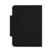 MiTag Duo Passport Holder with Global Tracking Tag - A black passport holder with a simple design and a logo on the front. It includes a global tracking tag feature.