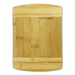 Trey Bamboo Cutting Board - A bamboo cutting board featuring a natural wood finish with a smooth surface and rounded edges.