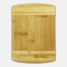 Tiga Bamboo Cutting Board - A bamboo cutting board featuring a smooth surface with a rectangular shape and a small logo on one side.