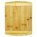 Tiga Bamboo Cutting Board - A bamboo cutting board with a smooth, light brown surface and rounded edges, featuring a subtle grain pattern.