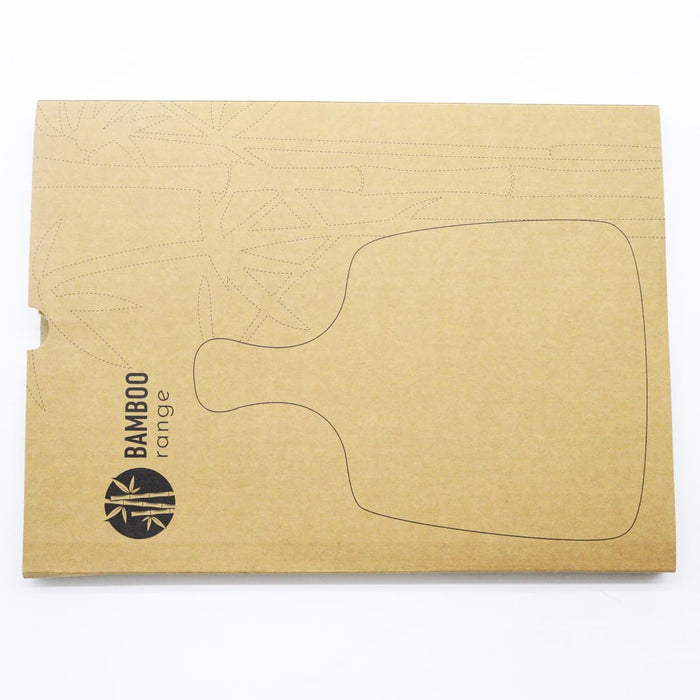 Artis Cheeseboard & Knife Set - A bamboo cheese board and knife set in eco-friendly packaging, featuring a simple design and natural tones.