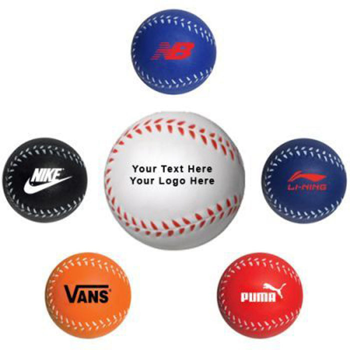 Baseball Shape Stress Ball - Custom Promotional Product