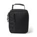 Super Duty 6 - In Pack Cooler - A black cooler bag featuring a zippered compartment and a sturdy handle, with attachment straps on the side.