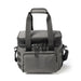Super Duty 20 - Expanding Cooler - A grey expanding cooler with dual handles, zippers, and a front pocket, featuring adjustable straps and a logo.