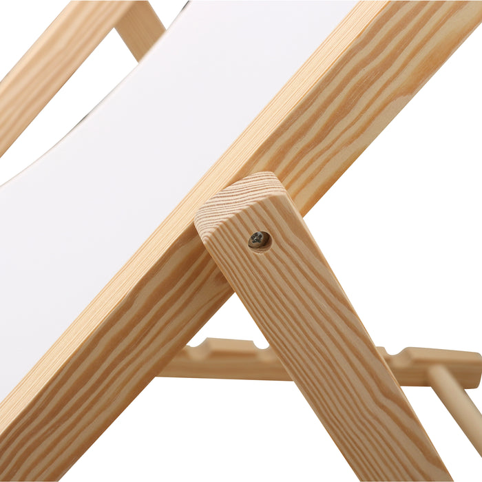 Wooden Beach Deck Chair - Custom Promotional Product