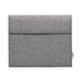 Noty Folio Eco (Business Folio) - A grey business folio with a flap closure, featuring a logo and a textured fabric finish.