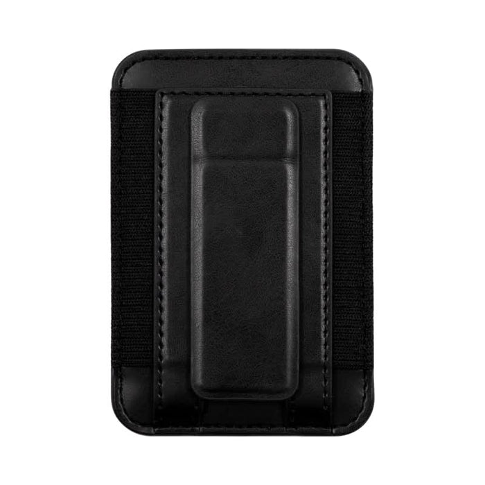 Wally Stand - A black Wally Stand featuring a textured surface and a sturdy clip on the back.