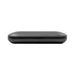 Aria True Wireless Earbuds - A sleek black case for storing true wireless earbuds, featuring a smooth, rounded design.