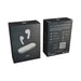 Aria True Wireless Earbuds - White wireless earbuds in a black box, featuring a logo and product information on the back.