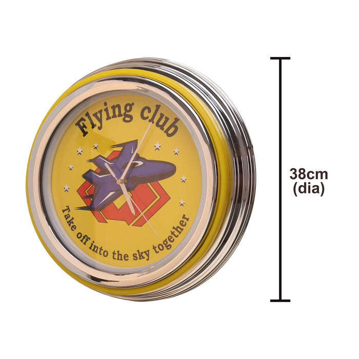 Double Ring Neon Wall Clock - Custom Promotional Product
