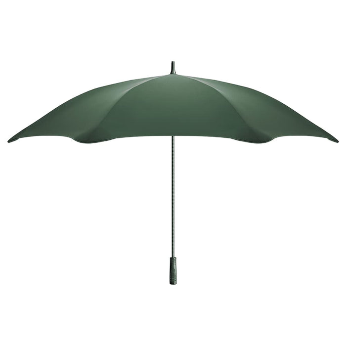 BLUNT Sport Umbrella - A green BLUNT Sport Umbrella with a sturdy canopy and a sleek grey handle, featuring a branding logo.