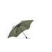 BLUNT Neo Umbrella - A green BLUNT Neo Umbrella with a unique design features a sturdy frame and a single central pole.