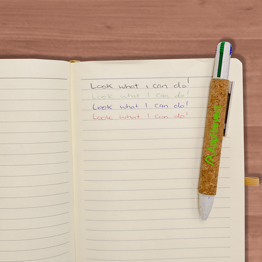 Kikla 4 Way Cork Pen - Custom Promotional Product