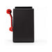 777 Slot Machine Fridge Magnet with Sharpener - A black fridge magnet designed as a slot machine with a red lever on the side. It includes a built-in sharpener.