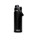 CamelBak - Thrive Chug VSS 0.6L - A drink bottle in sleek matte black with a carry handle and a spout lid, featuring a logo.