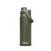 CamelBak - Thrive Chug VSS 0.6L - A drink bottle in olive green with a secure lid and a carry handle. It features a logo on the body.