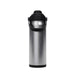 CamelBak - Thrive Chug VSS 0.6L - A drink bottle in stainless steel with a black lid and handle, featuring a streamlined design and a logo.