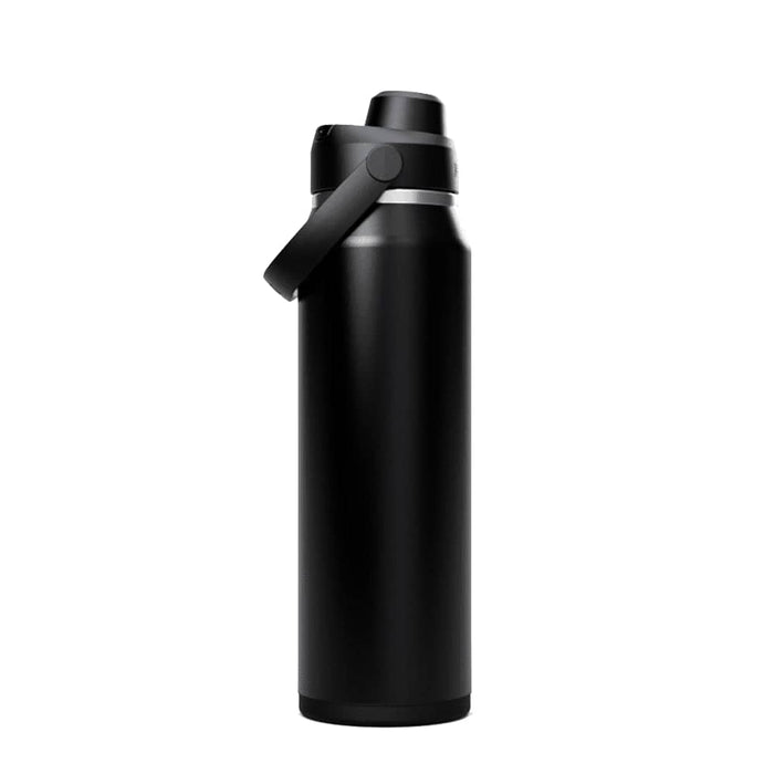 CamelBak - Thrive Chug VSS 1.0L - A drink bottle in black, featuring a wide mouth and a carry handle, with a logo on the side.