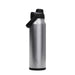 CamelBak - Thrive Chug VSS 1.0L - A drink bottle in silver with a black lid and handle, featuring a sleek, stainless steel design.