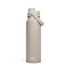 CamelBak - Thrive Chug VSS 1.0L - A drink bottle in a light beige colour with a screw-top lid and a handle, featuring a logo on the side.