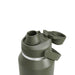 CamelBak - Thrive Chug VSS 1.2L - A drink bottle in olive green with a wide mouth and a screw-on lid featuring a cap and a logo.