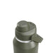CamelBak - Thrive Chug VSS 1.2L - A drink bottle in olive green with a grey band and a secure flip-top lid, featuring a logo on the side.