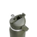 CamelBak - Thrive Flip Straw VSS 1.0L - A drink bottle in olive green, featuring a flip straw and a secured lid with a spout; includes a logo.