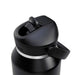 CamelBak - Thrive Flip Straw VSS 1.2L - A drink bottle with a black finish, featuring a flip straw lid and a silver band. It has a logo on the side.