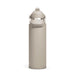 CamelBak - Thrive Flip Straw VSS 1.2L - A drink bottle in a light beige colour with a flip straw and a carrying handle, featuring a logo.