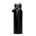 CamelBak - Thrive Flip Straw VSS 1.2L - A drink bottle in matte black with a flip straw lid and a handle, featuring a brand logo.