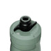 CamelBak - Podium Insulated Steel 0.35L - A drink bottle with a grey insulated metal body and a black nozzle cap features a brand logo.