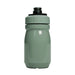 CamelBak - Podium Insulated Steel 0.35L - A drink bottle in muted green, featuring a screw-on lid and a black spout, with a logo on the side.
