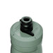 CamelBak - Podium Insulated Steel 0.35L - A drink bottle in muted green with a black top and a features an attached spout. It has a logo.