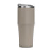 CamelBak - Thrive Tumbler VSS 0.9L - A drink bottle in a muted beige colour with a stainless steel lid and a logo on the side.