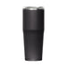 CamelBak - Thrive Tumbler VSS 0.9L - A drink bottle in matte black finish with a clear lid and a sleek, tapered design, featuring a logo.