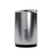 CamelBak - Thrive Mug VSS 0.5L - A drink bottle featuring a sleek, stainless steel finish with a solid black base and a clear lid. It has a logo.