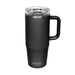 CamelBak - Thrive Mug VSS 1.0L - A drink bottle in black with a clear lid and a handle, featuring a logo on the base.