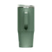 CamelBak - Thrive Mug VSS 1.0L - A drink bottle in matte green with a handle, featuring a clear lid and a sleek, tapered design.