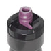 CamelBak - Podium 0.7L - A drink bottle in dark grey with a purple cap and a spout, featuring a logo on the top.